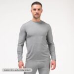 Genki Vital Langarmshirt Beta für Herren grau