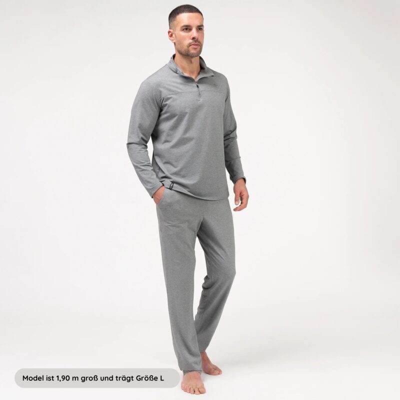 Genki Vital Mamoru Herrenhose grau