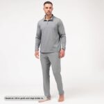 Genki Vital Ypsilon Langarmshirt Herren grau