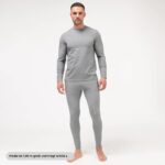 Genki Vital Herrenleggins Kappa grau