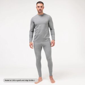 Genki Vital Herrenleggins Kappa grau